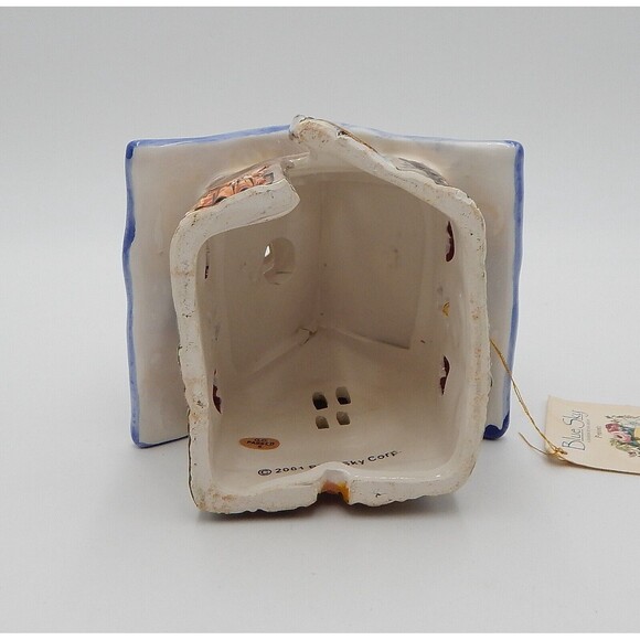 Blue Sky Clayworks BLUE SKIES Tea Light House Heather Goldminc Small 2001 - Picture 9 of 11